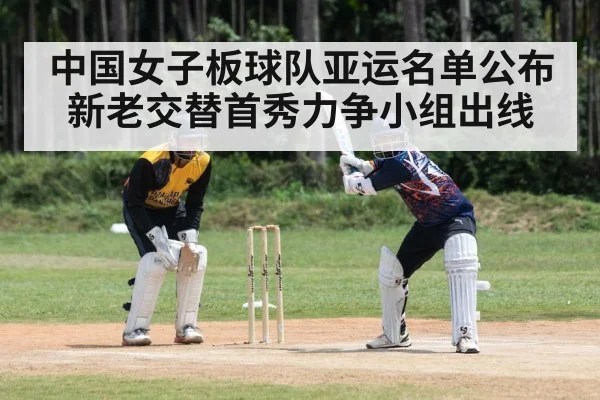 中国女子板球队亚运名单公布 新老交替首秀力争小组出线